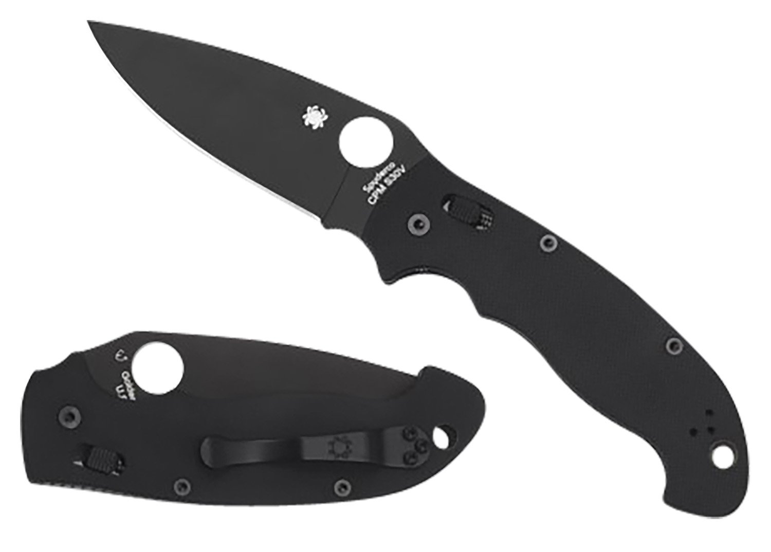 Spyderco C95GPBBK2 Manix 2 XL 3.85 Folding Knife C95GPBBK2"