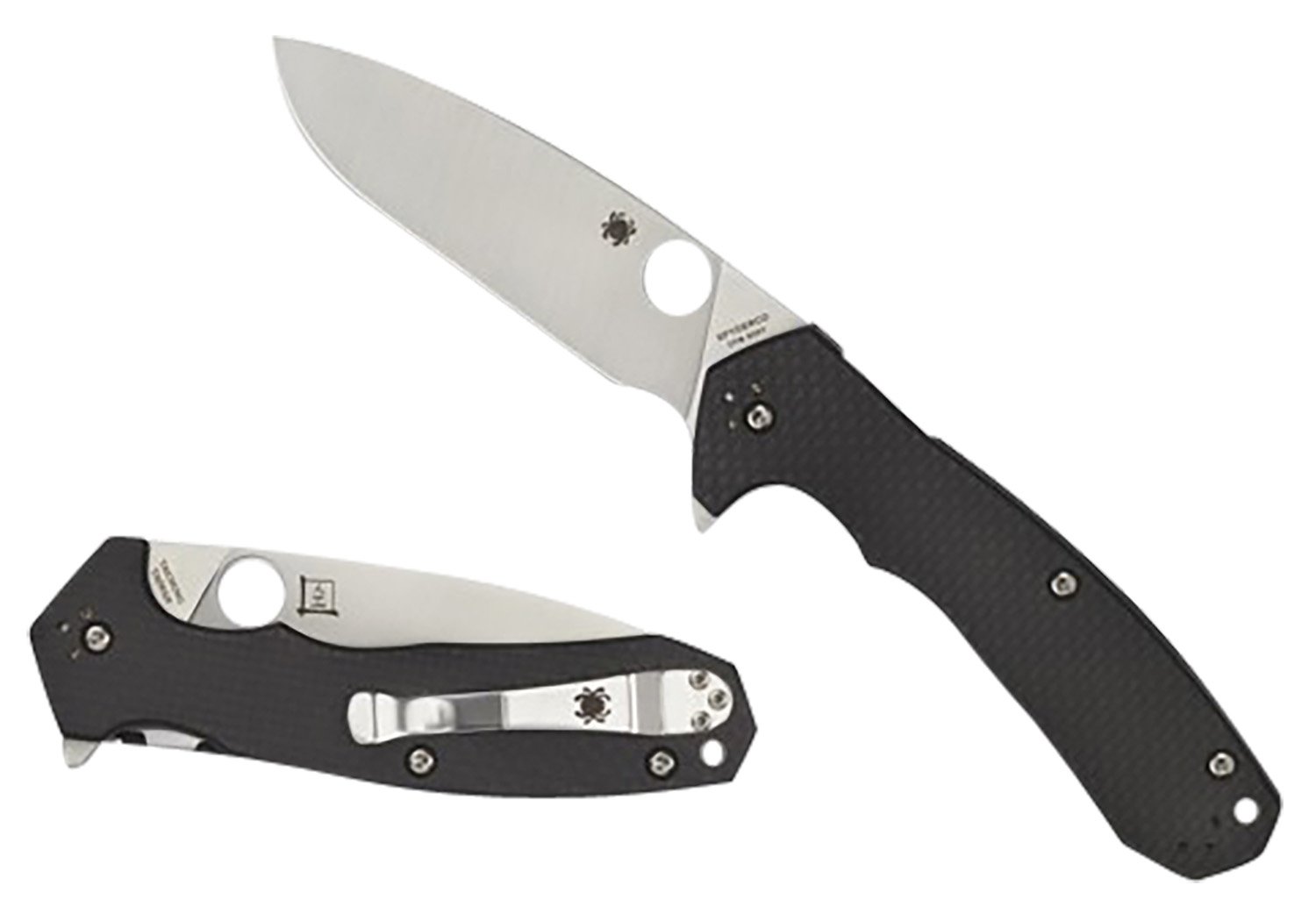 Spyderco C234CFP Amalgam 3.80 Folding Drop Point Knife C234CFP"