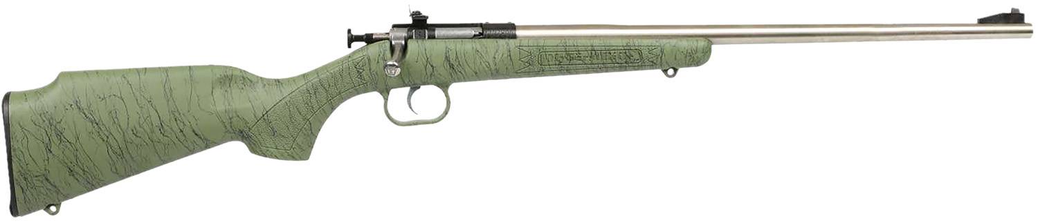 Crickett Gen2 22 LR Bolt 16.13" 1rd (Black Web Green)