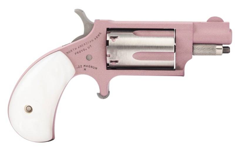 NAA Mini-Revolver 22 Mag 1.13 5rd Rose/White