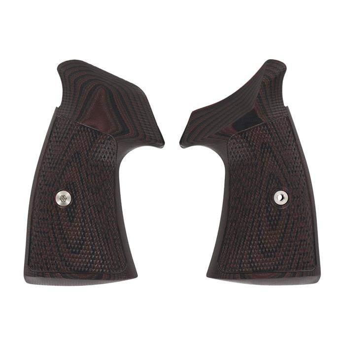 VZ Grips Black Cherry G-10 Square Grips for Smith & Wesson N Frame