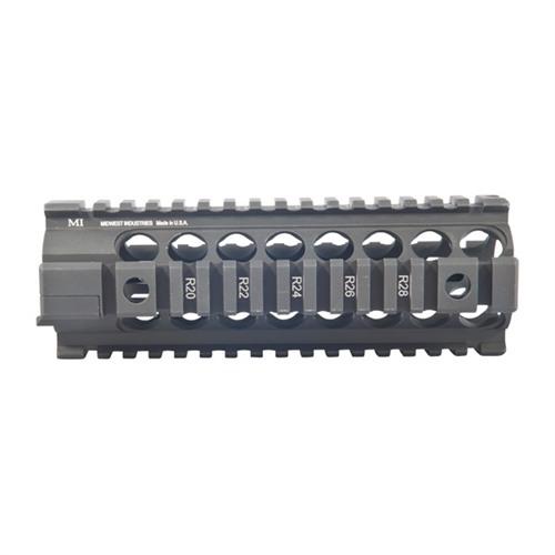 Midwest Industries 7" Black Aluminum Free Float Handguard for AR-15