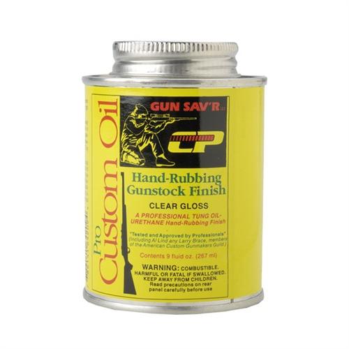 Chem-Pak Pro-Custom Oil Gunstock Finish Liquid 9 oz Clear