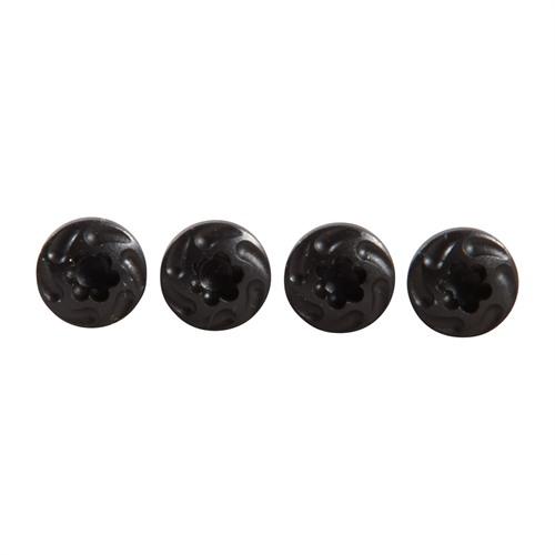 Vz Grips 4-Pack Black Turbo Screws for 1911 Officers