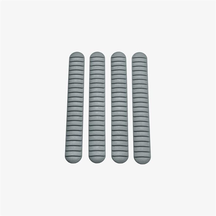 B5 Systems M-LOK Rail Cover 4.6" Gray Rubber