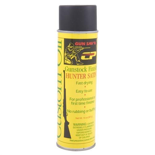 Chem-Pak Gun Sav'r Hunter Satin Custom Oil Gunstock Finish, 14 oz Aerosol Can Clear
