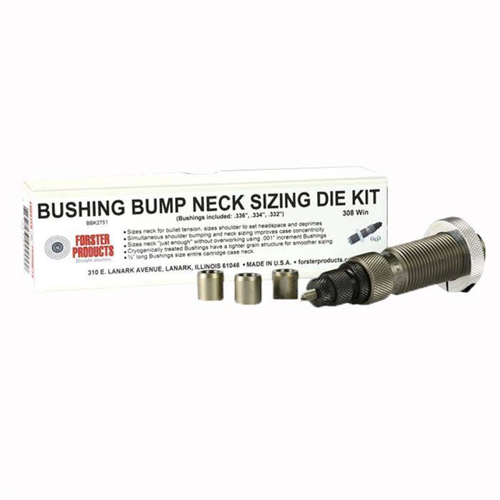 Forster 6.5 Creedmoor Bushing Bump Neck Die Kit - 3 Bushings (.292/.290/.288)