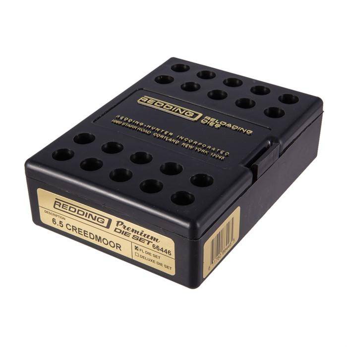 Redding Reloading Equipment Premium 6.5 Creedmoor Rifle Die Set w/Standard Bullet Seating Micrometer