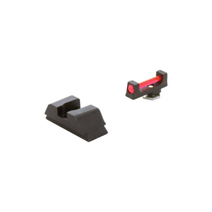 Range Fiber Optic Sight Set For Glock(R) 42,43,43x,48 - Range Sight Set Fiber Optic For Glock 42,43,43x,48 black