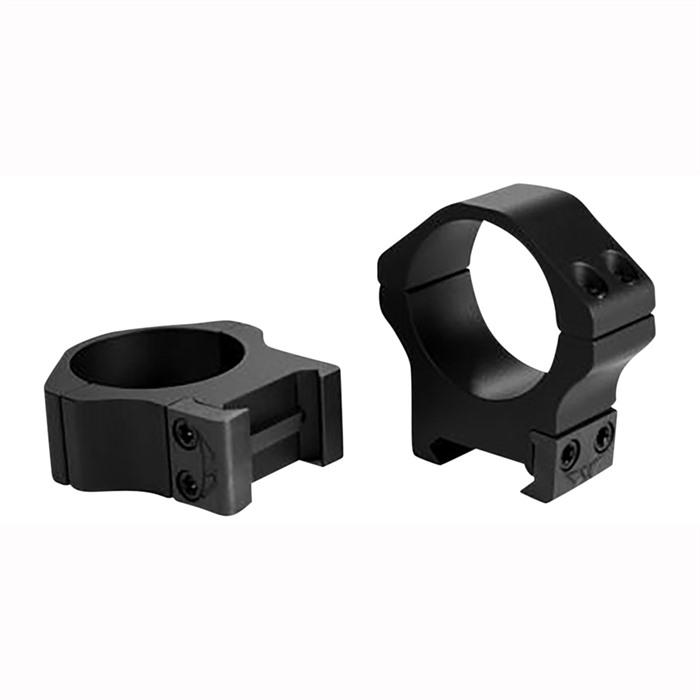 Warne 1'' Low Horizontal Rings Matte Black