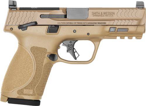 Smith & Wesson M&P 9 2.0 Compact Optic Ready 9mm 4" 10+1 (FDE Cerakote) w/Thumb Safety