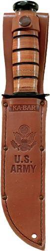 KA-BAR US Army 7-Inch Fighting Utility Knife with Leather Sheath