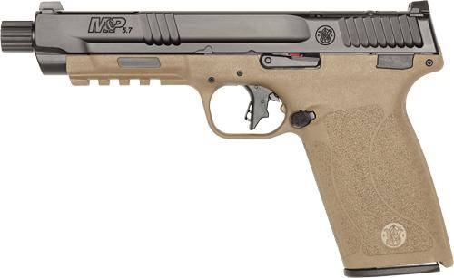 Smith & Wesson M&P 5.7x28 FN 5" 22+1 (FDE) w/Threaded Barrel Optic Ready