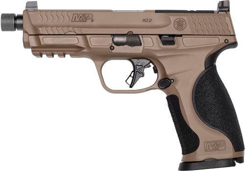 Smith & Wesson M&P9 M2.0 Metal 9mm 4.62" 17+1 w/Threaded Barrel (Aluminum/FDE Cerakote)