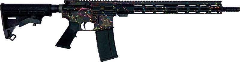 GLFA AR15 Splatter 16" 1:8 Nitride Barrel Black .223 Wylde