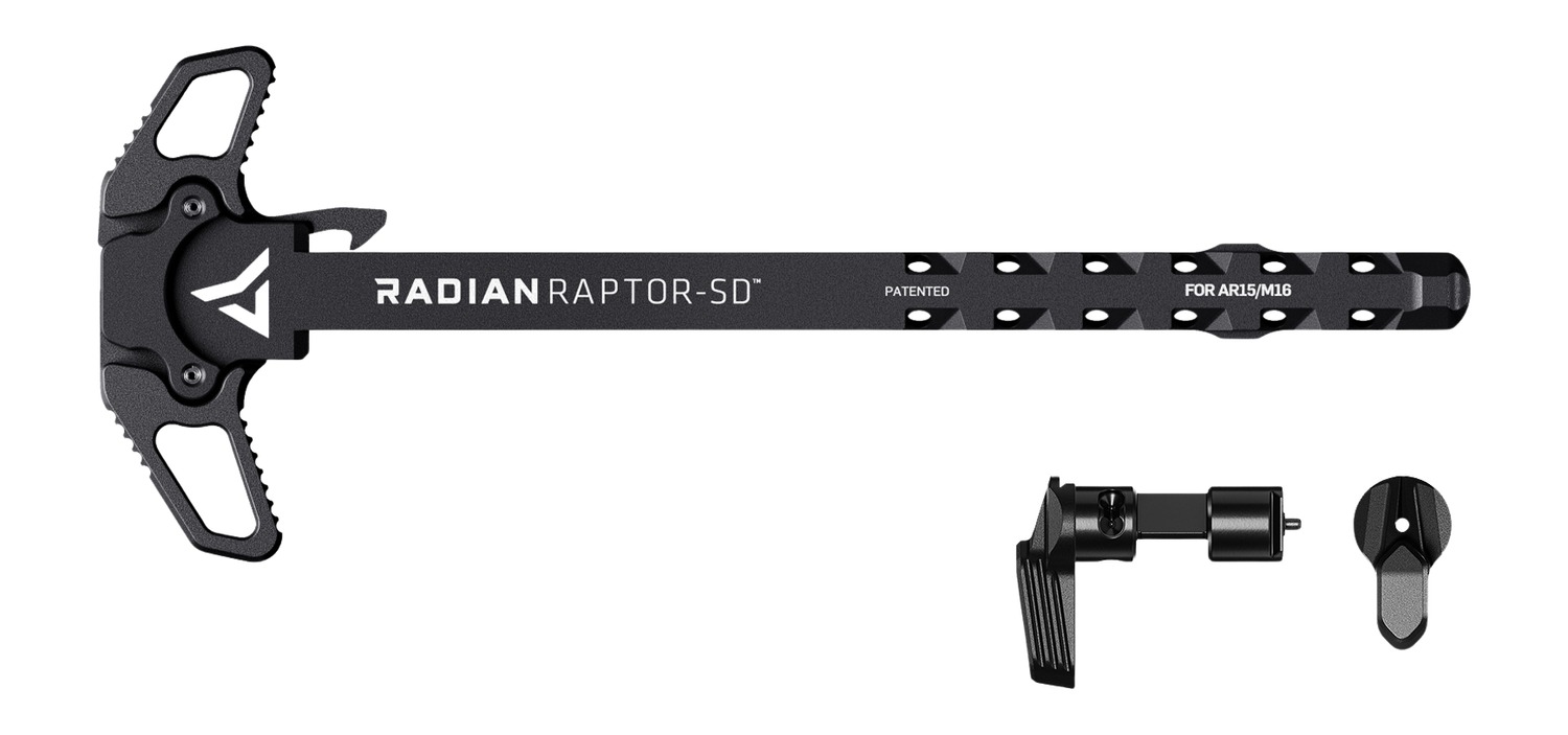Radian Weapons Raptor SD 45/90 Ambidextrous Charging Handle For AR-15/M16 (Black Aluminum)