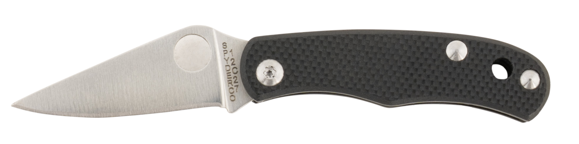 Spyderco - C133GBKP - Bug 1.27 Folding Plain Black Knife