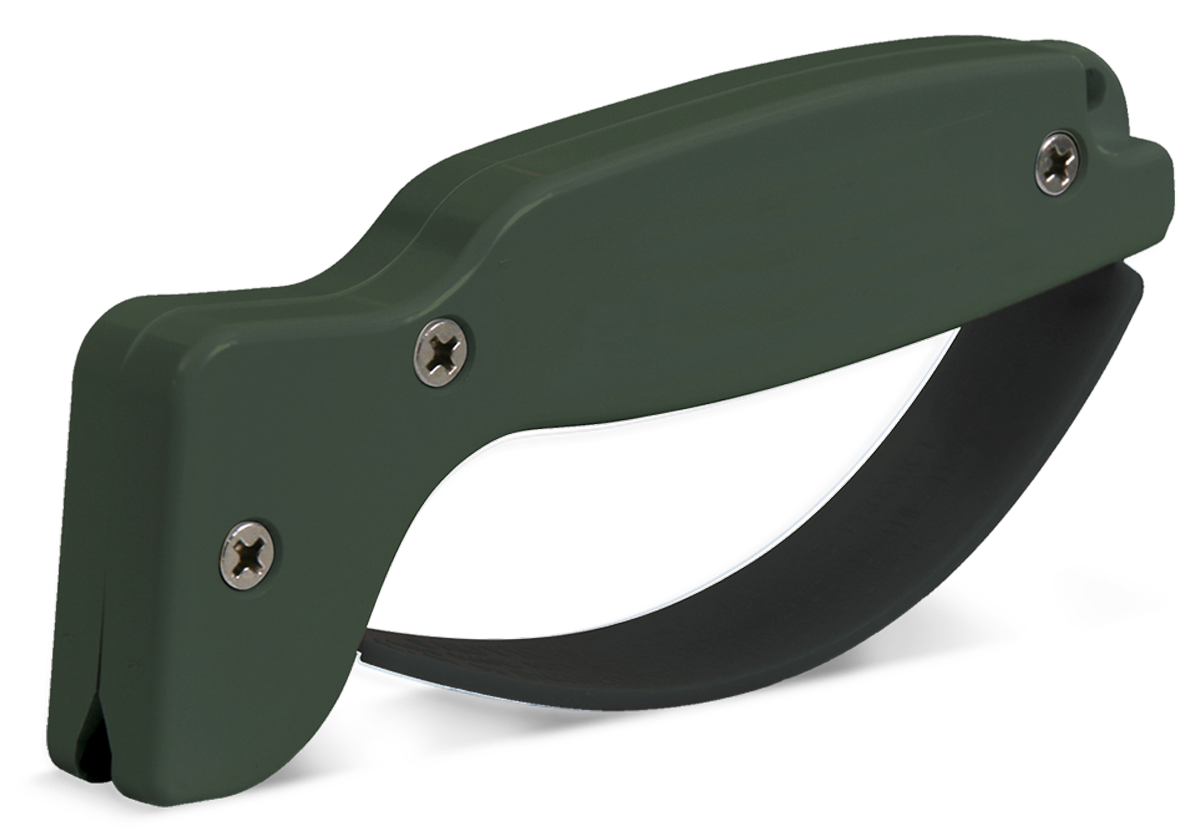 AccuSharp Diamond Honed Tungsten Carbide Serrated Sharpener, OD Green - 008C