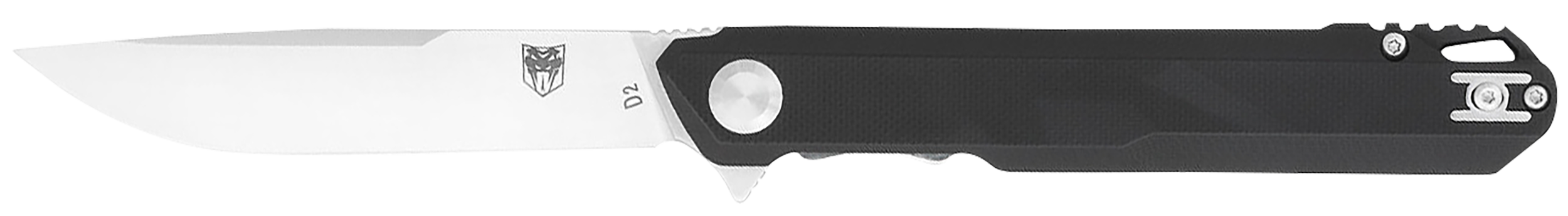 Cobra TEC Knives LLC Monarch Folding Knife Drop Point, Black