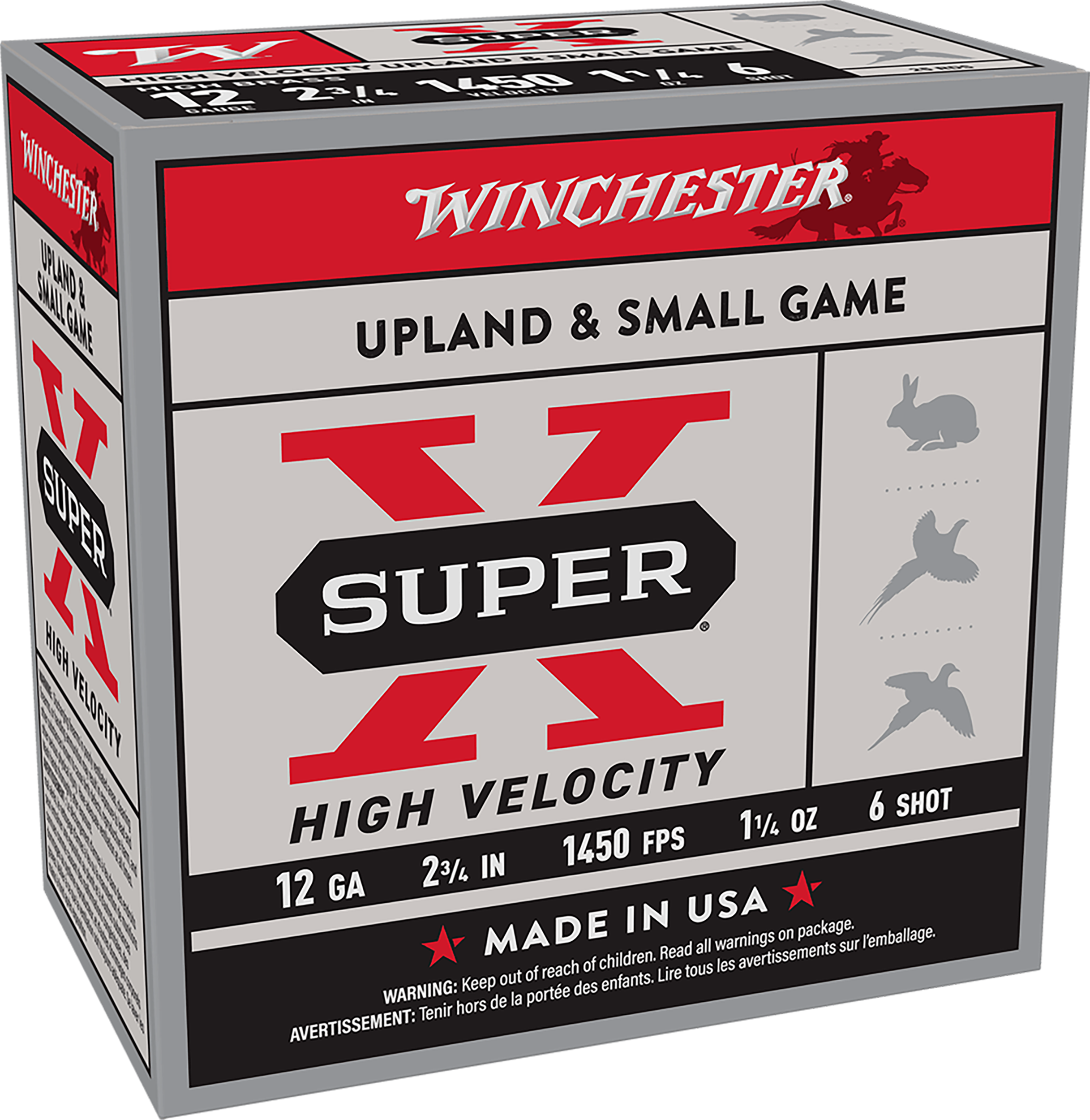 Winchester Super X 12 Gauge 2.75 1-1/4 oz 6 Shot (Box)