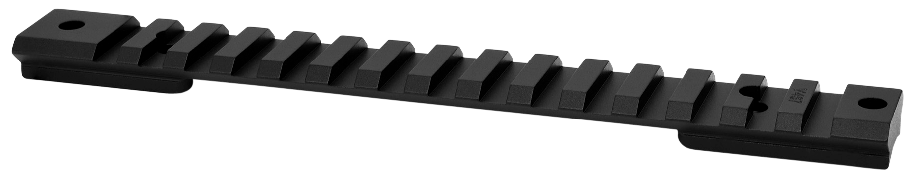 Warne Picatinny Rail Savage Vapor Black Anodized Long Action 0 MOA