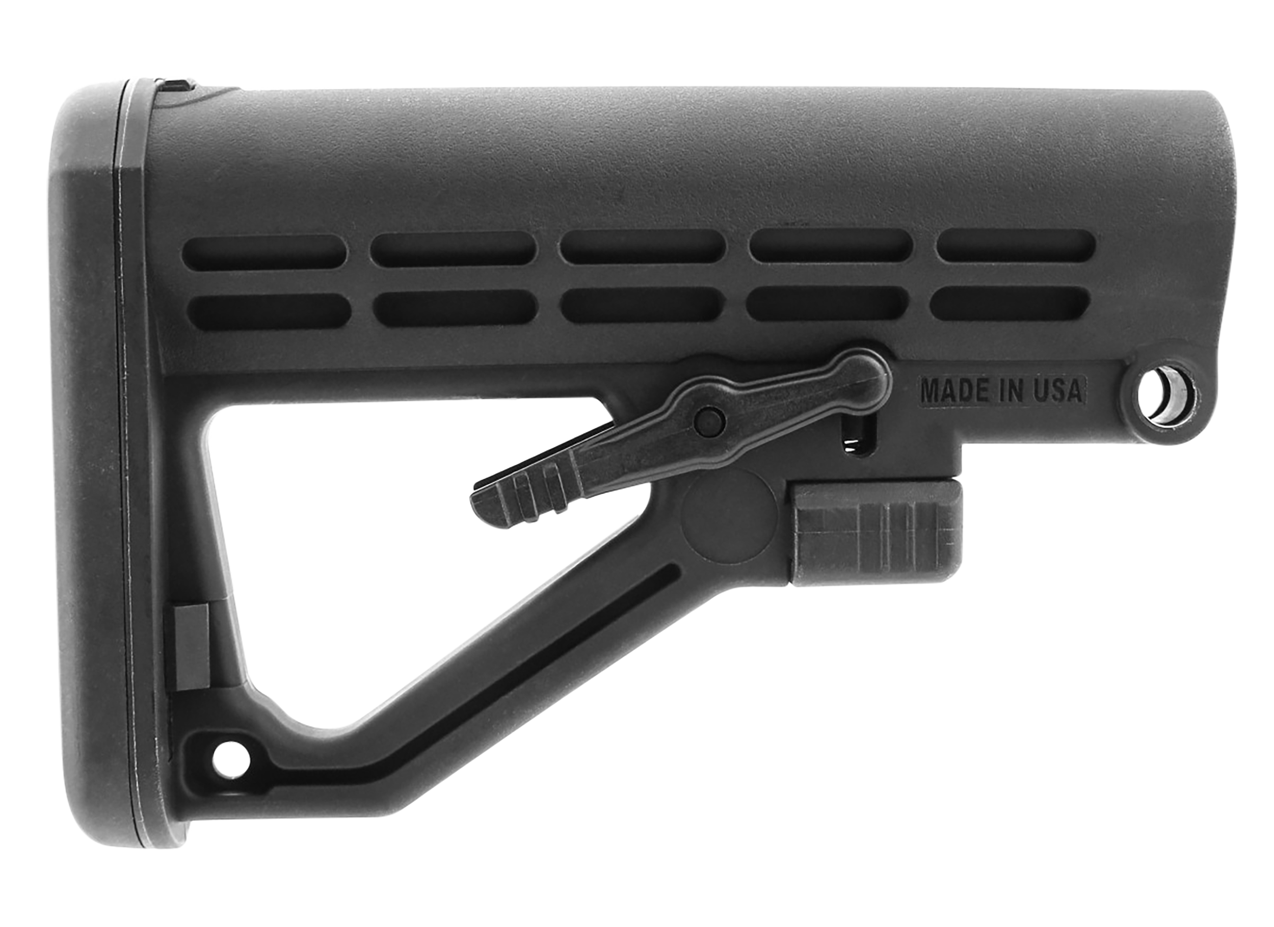 TacFire MilSpec Black Stock with Pad