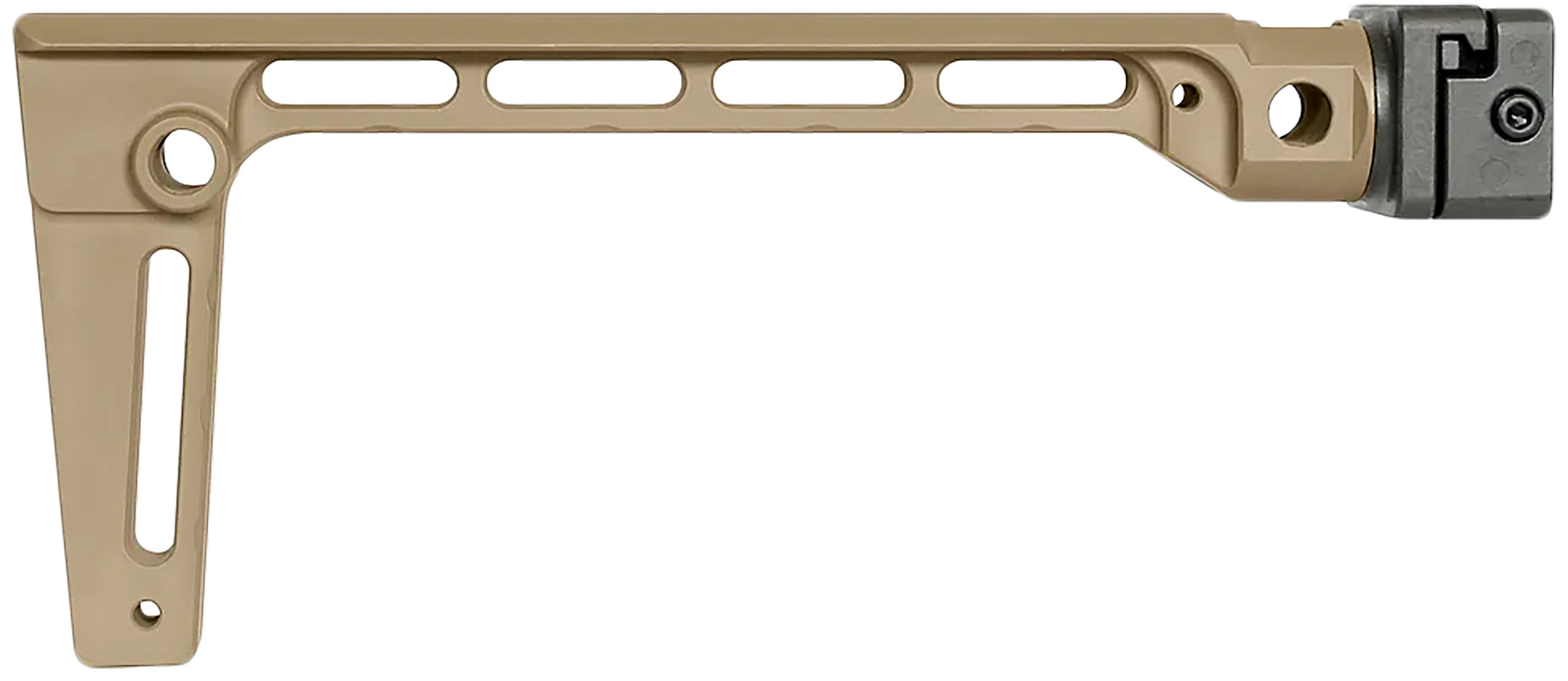 Midwest Industries Folding Arm Brace FDE Aluminum Stock