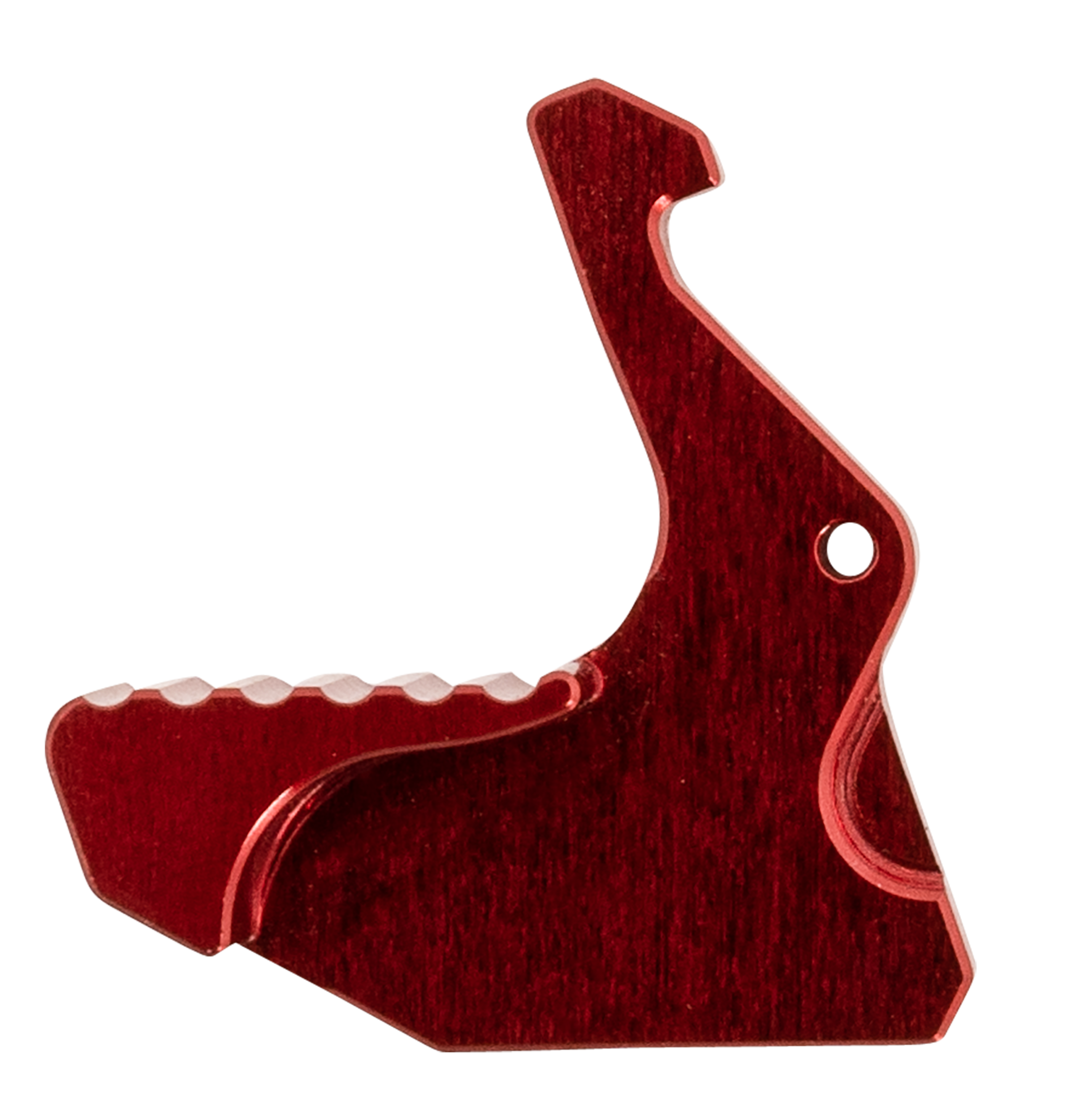 Rise Armament Extended AR Charging Handle Latch Red- Fits AR-15/AR-9/AR-10