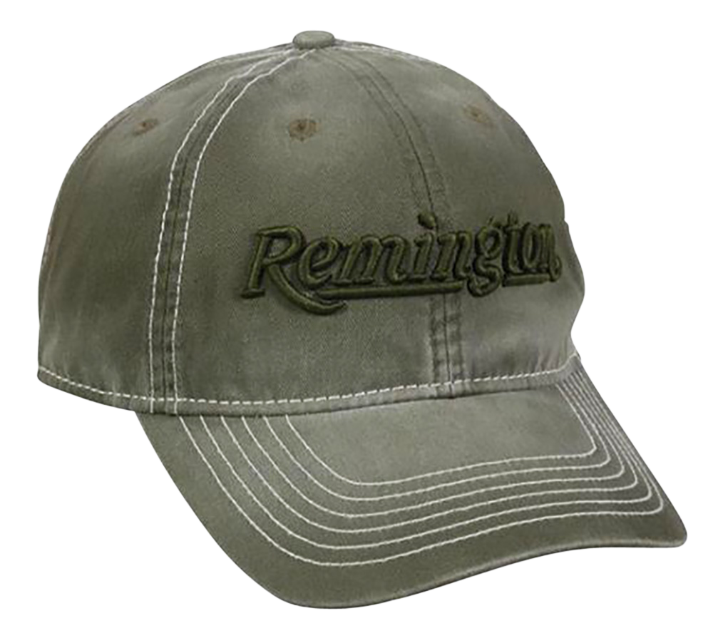 Outdoor Cap Snapback Remington Hat Adjustable (Olive)