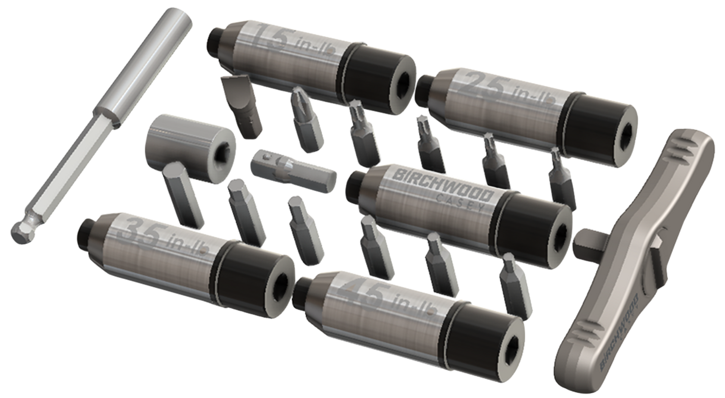 Birchwood Casey TRQL Torque Limiter Set 12Pc Zipper Case
