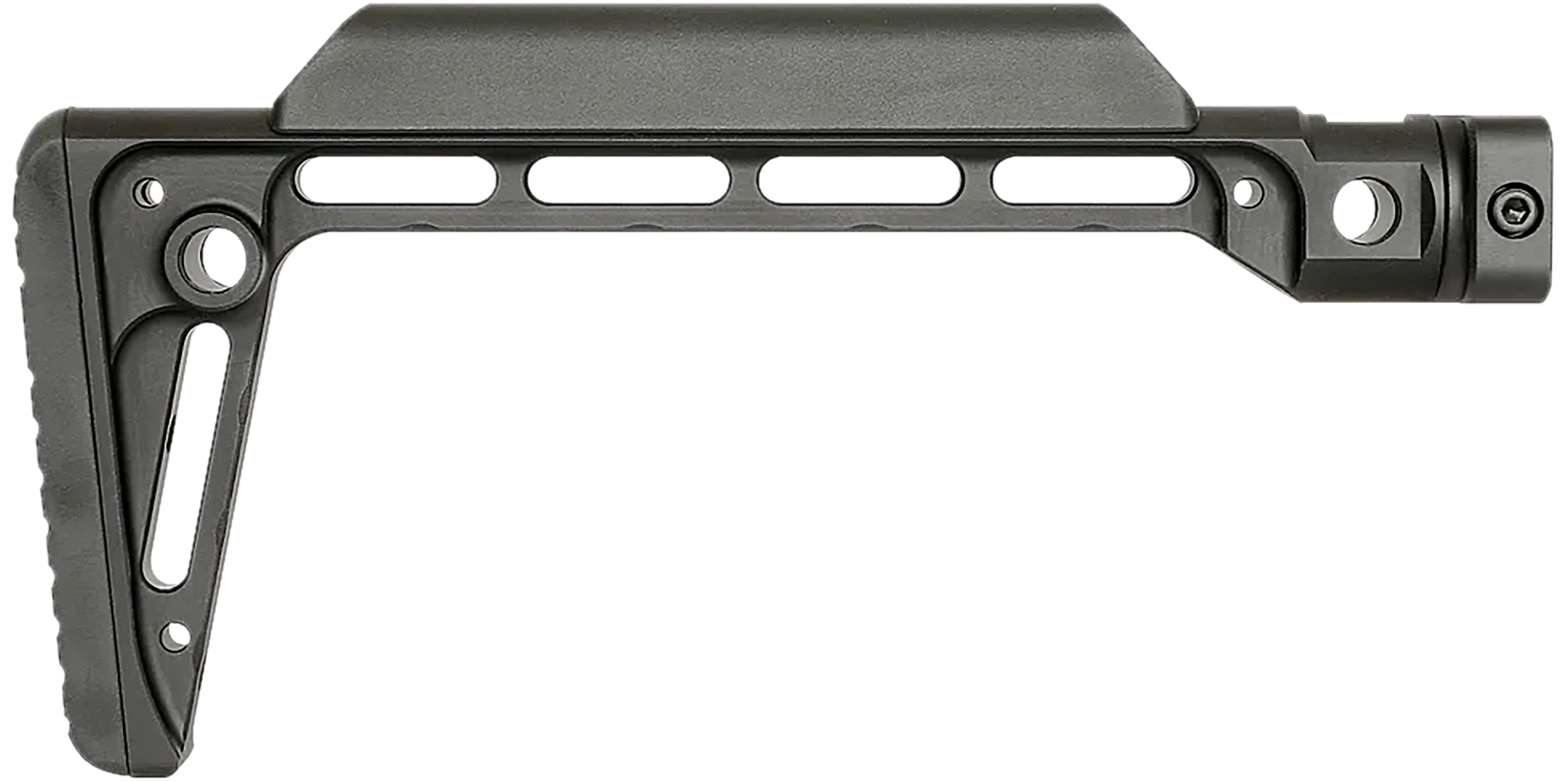 Midwest Industries Aluminum Minimalistic Fixed Stock (Black)