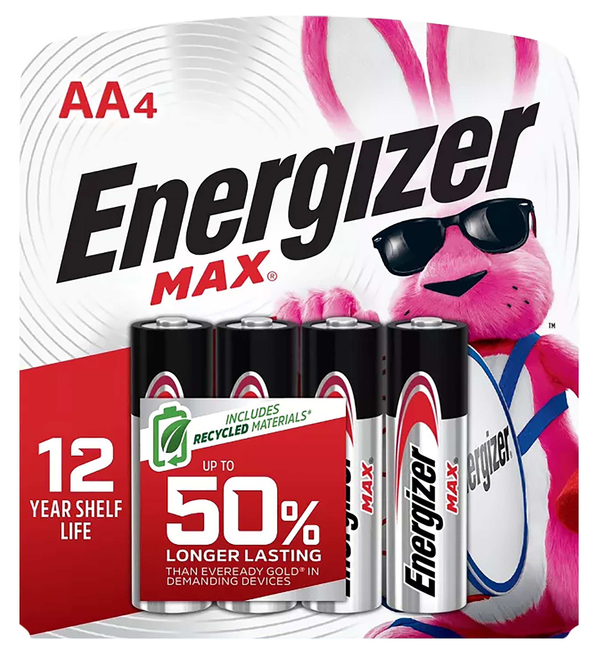 Energizer Max AA 1.5V Alkaline Batteries  4-Pack