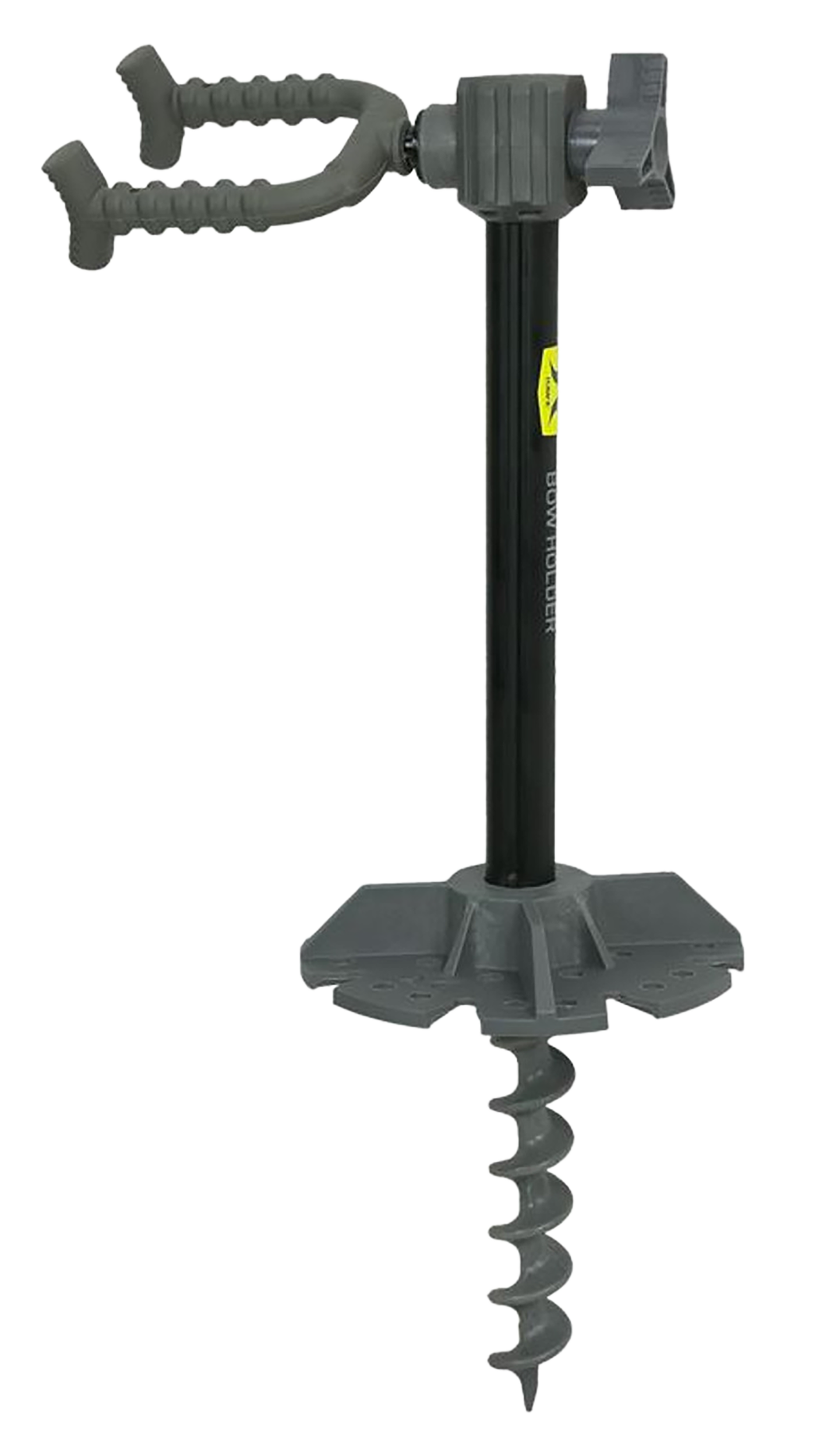 Hawk Earth Anchor Bow Holder Black Plastic Adjustable