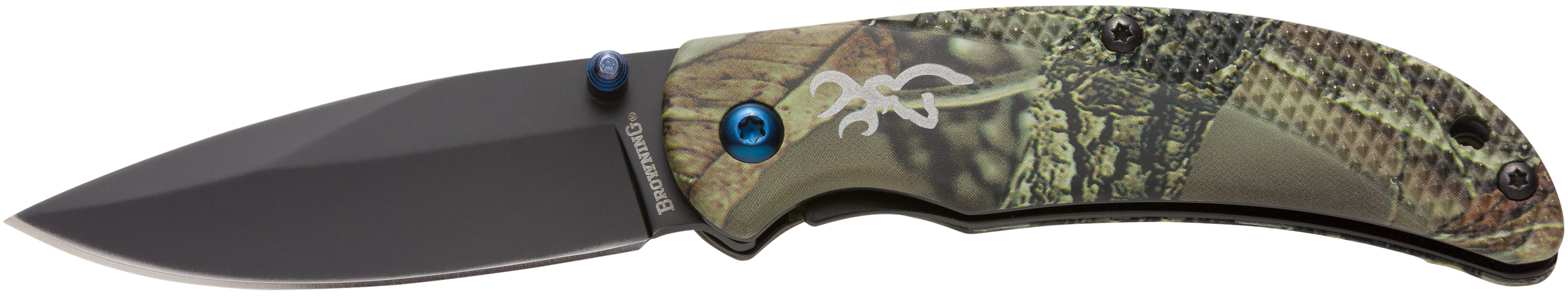 Browning Prism 3 Folding Knife 2.38 Plain Edge Camo