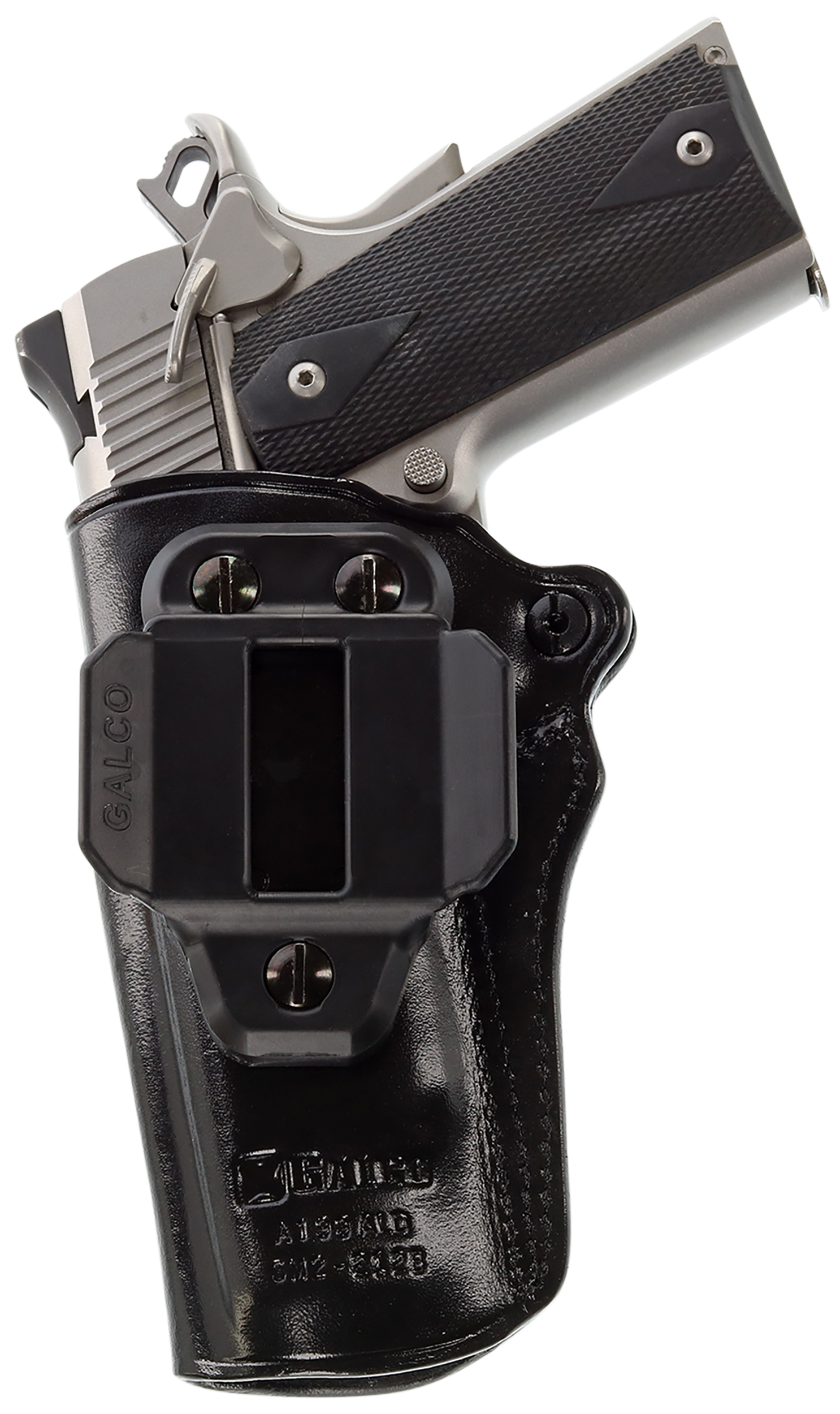 Galco Speed Master 2.0 Springfield Hellcat OWB Holster RH - Black Leather, Premium Protection and Comfortable Open Carry - SM2-892RB