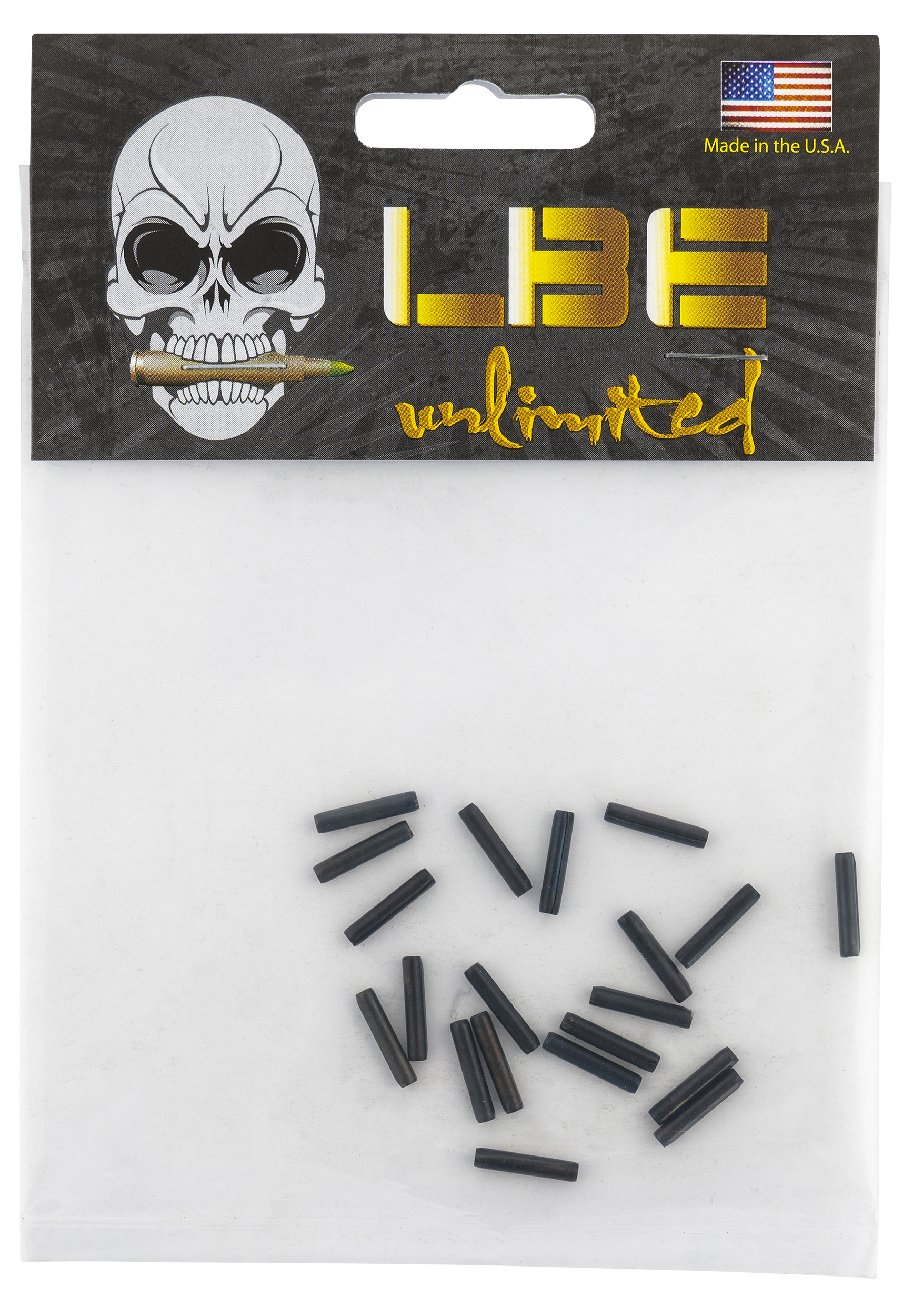 LBE Unlimited Bolt Catch Roll Pin for AR-15, Black - ARBCRP20PK