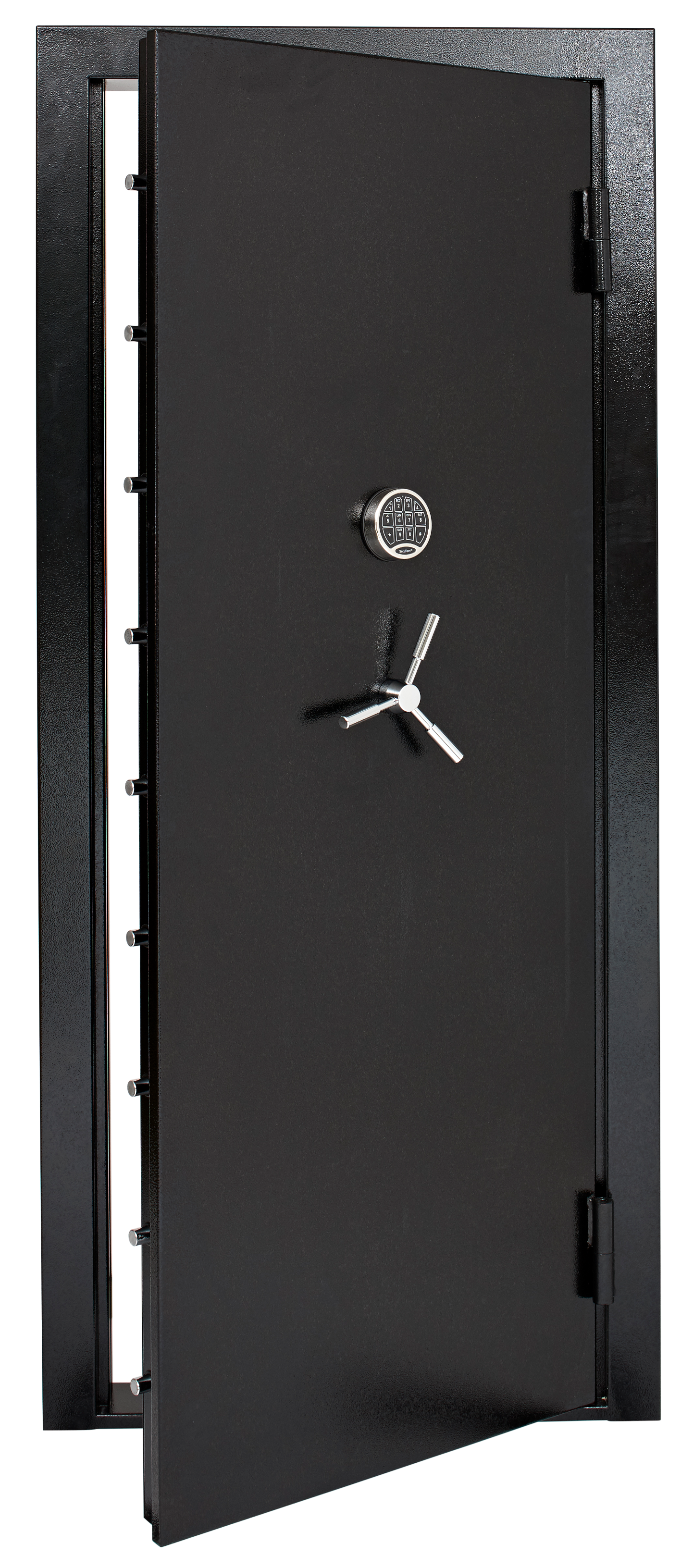 SnapSafe Out-Swing Steel Vault Door 32x80 (Black)