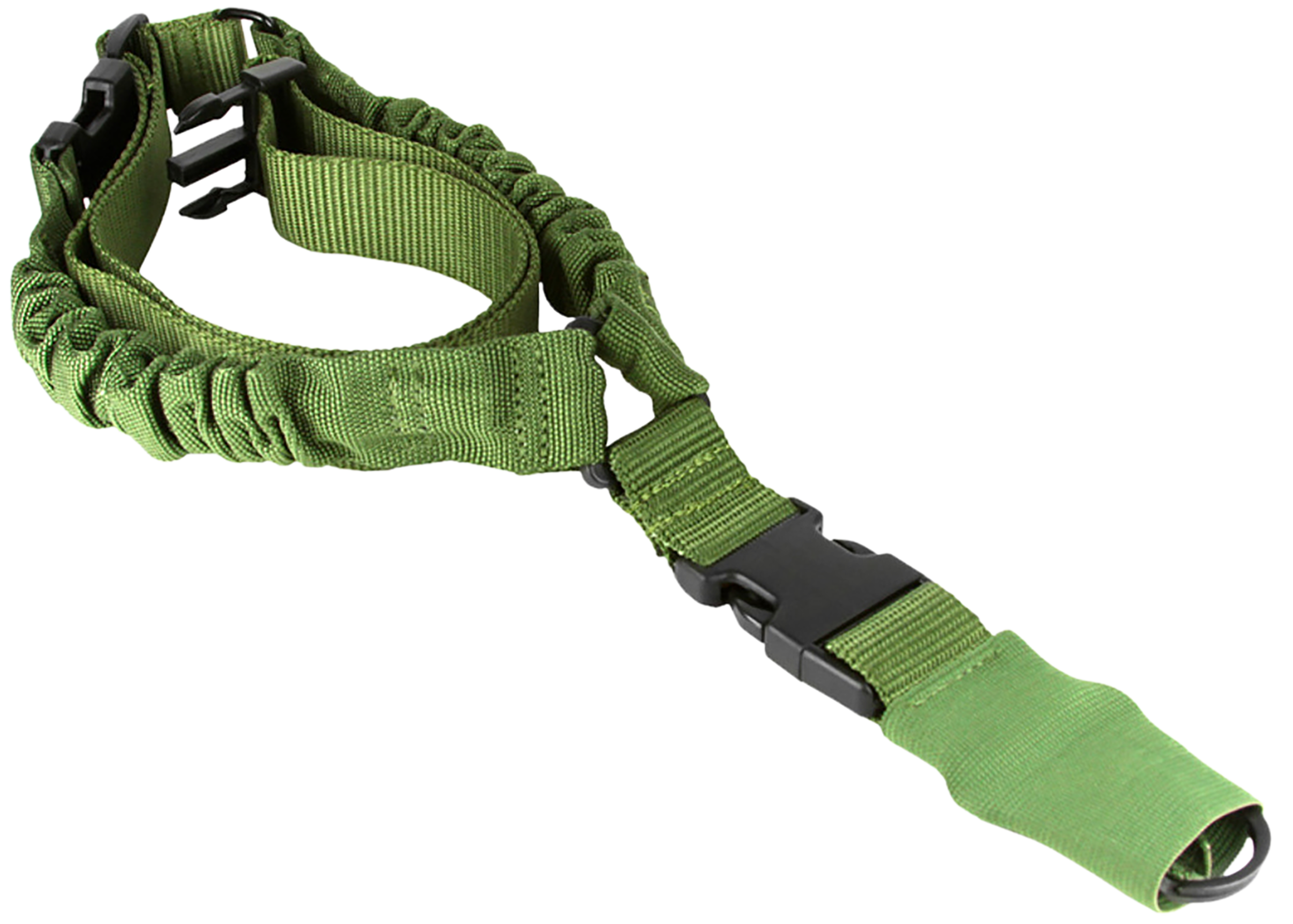 Aim Sports One Point Sling Green Elastic for Rifles