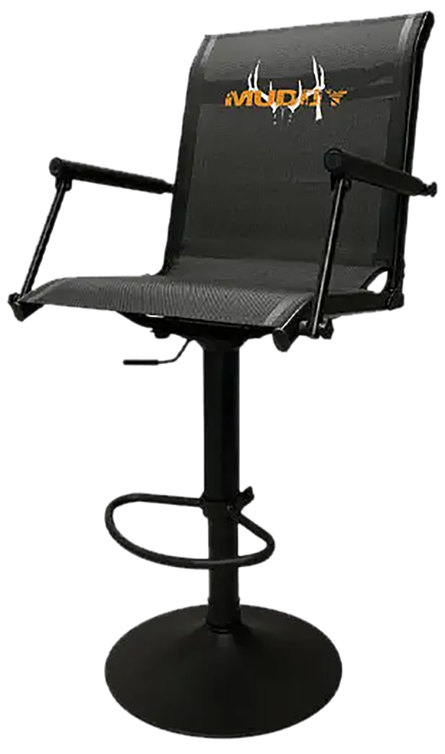 Muddy Swivel Extreme Ground Seat Black FlexTek