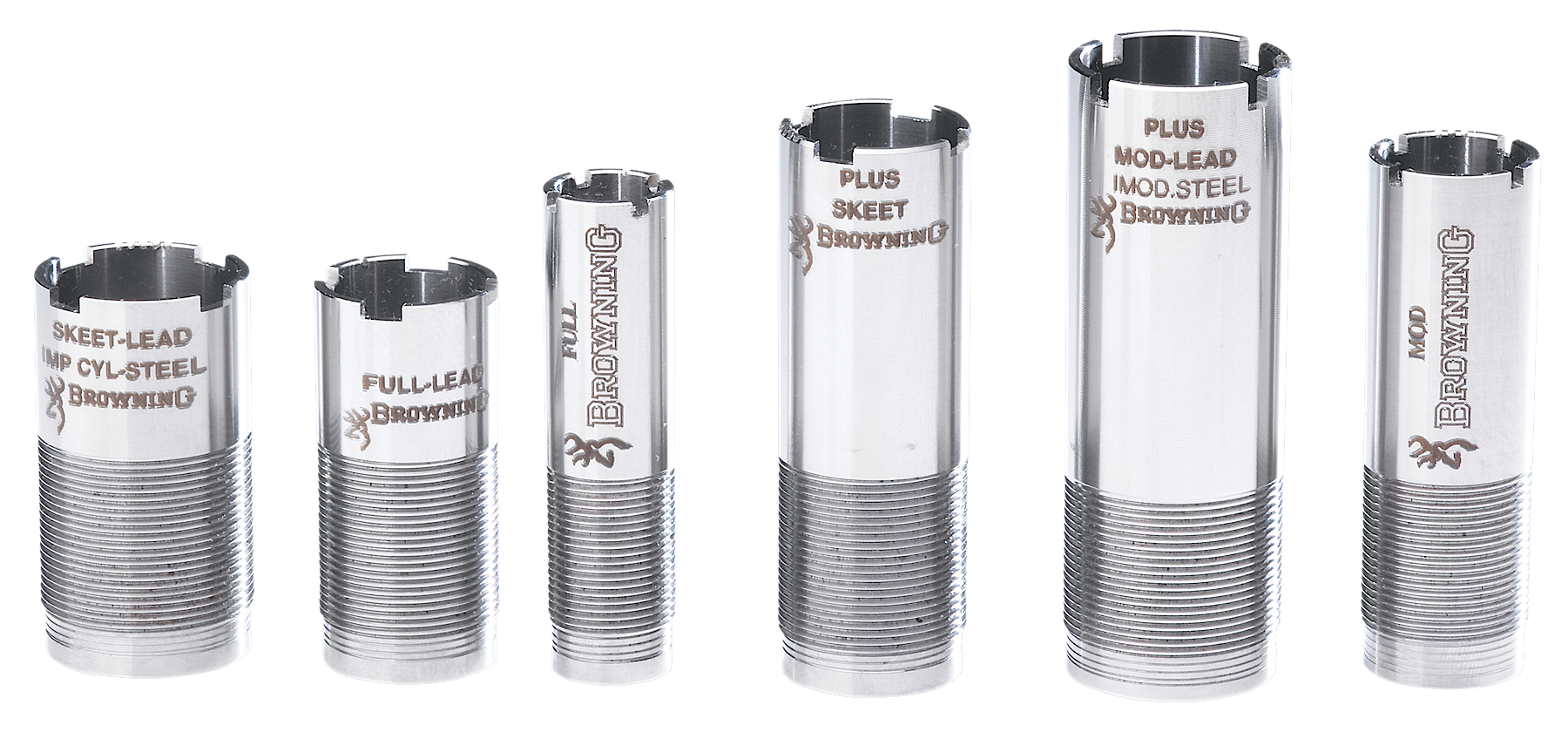 Browning Standard Invector 12 Gauge Improved Cylinder Flush Choke Tube, Stainless - 1130283