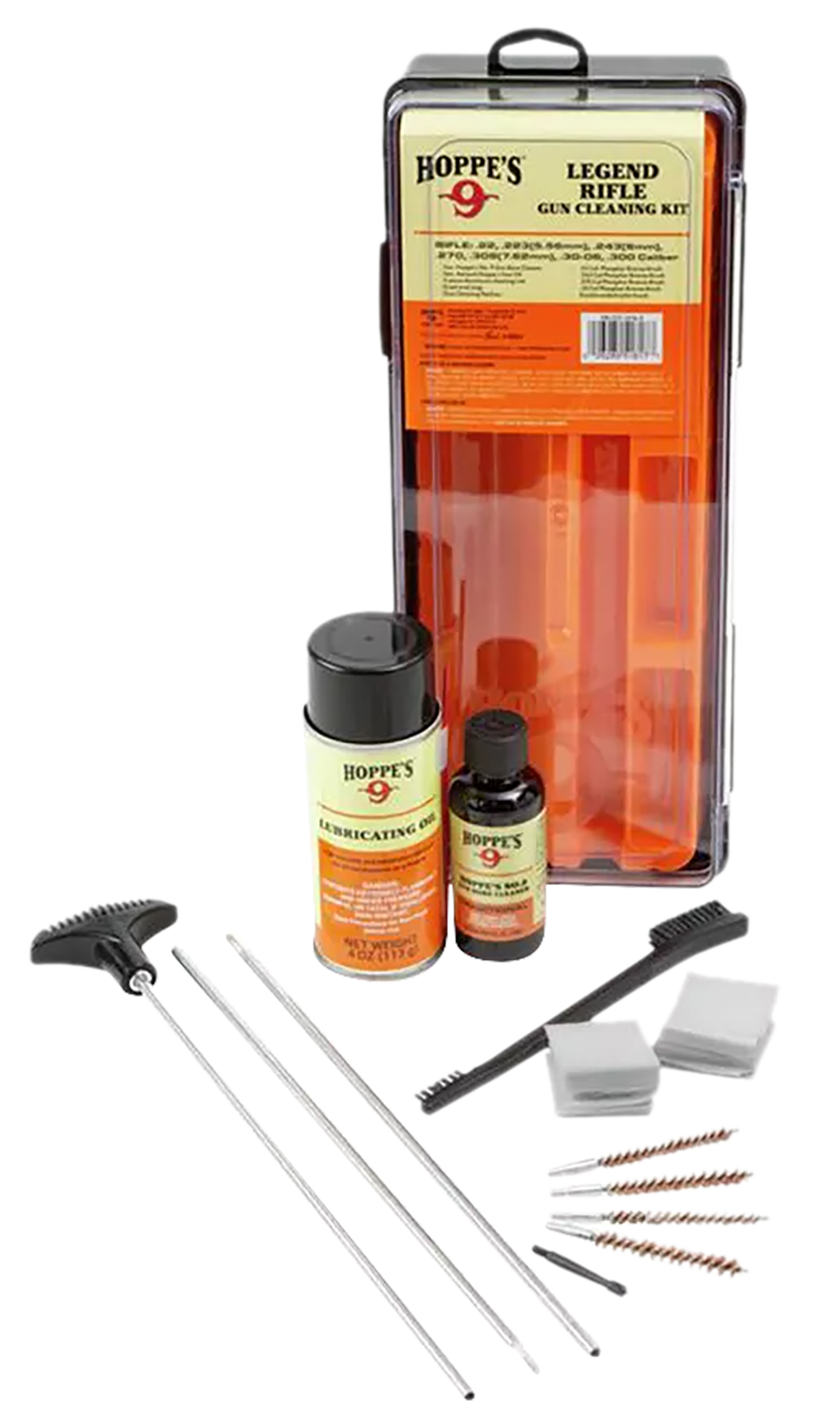 Hoppe's Legend Universal Cleaning Kit .17-.22 Cal cleaning supplies