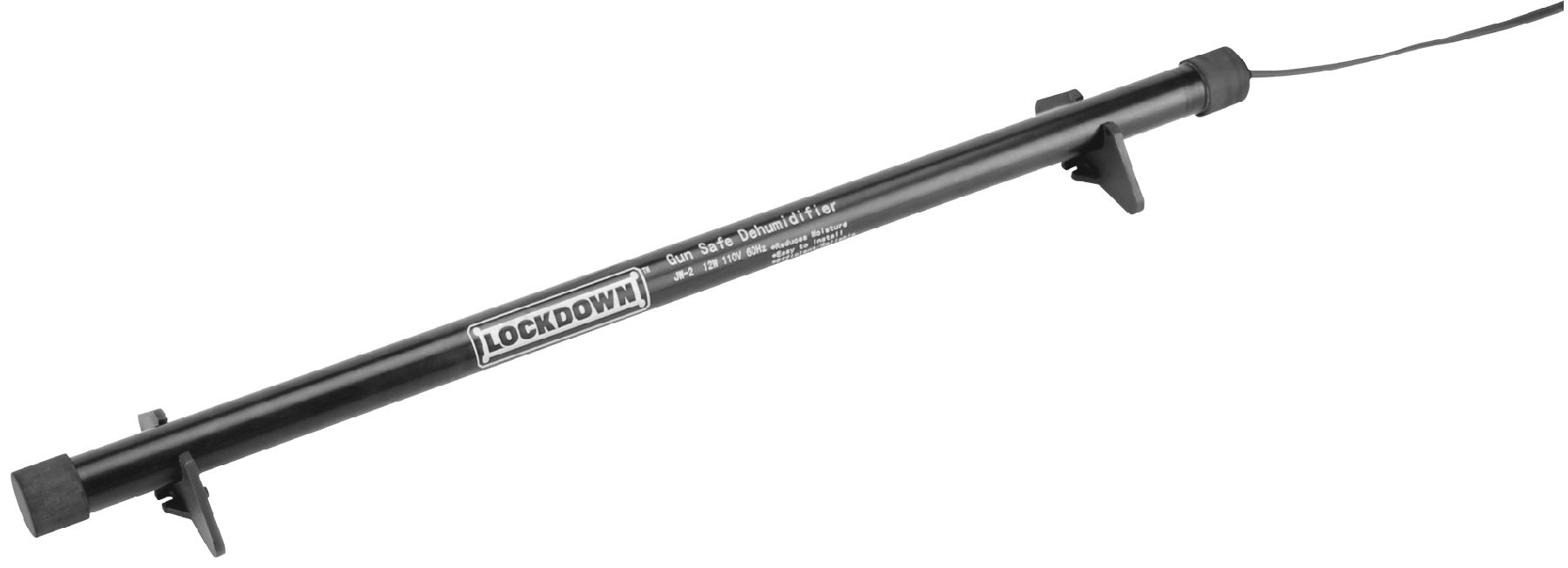 Lockdown Dehumidifier Rod 18 with Mounting Brackets (Black)