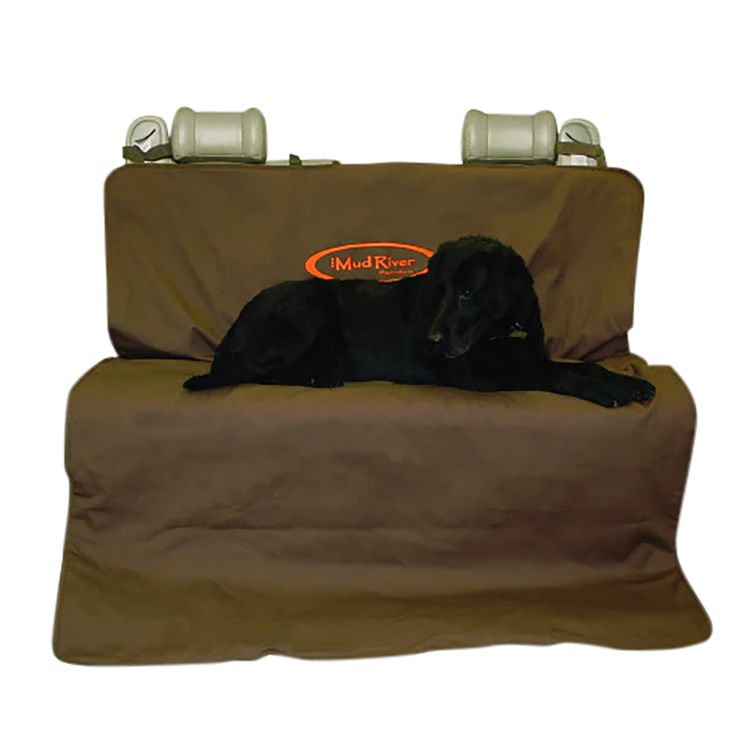 Mud River Brown Two Barrel Seat Cover Nylon/Canvas