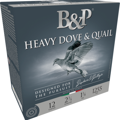 B&P Heavy Dove & Quail 12 Gauge 2.75 1-1/8 oz 9 Shot (Box)