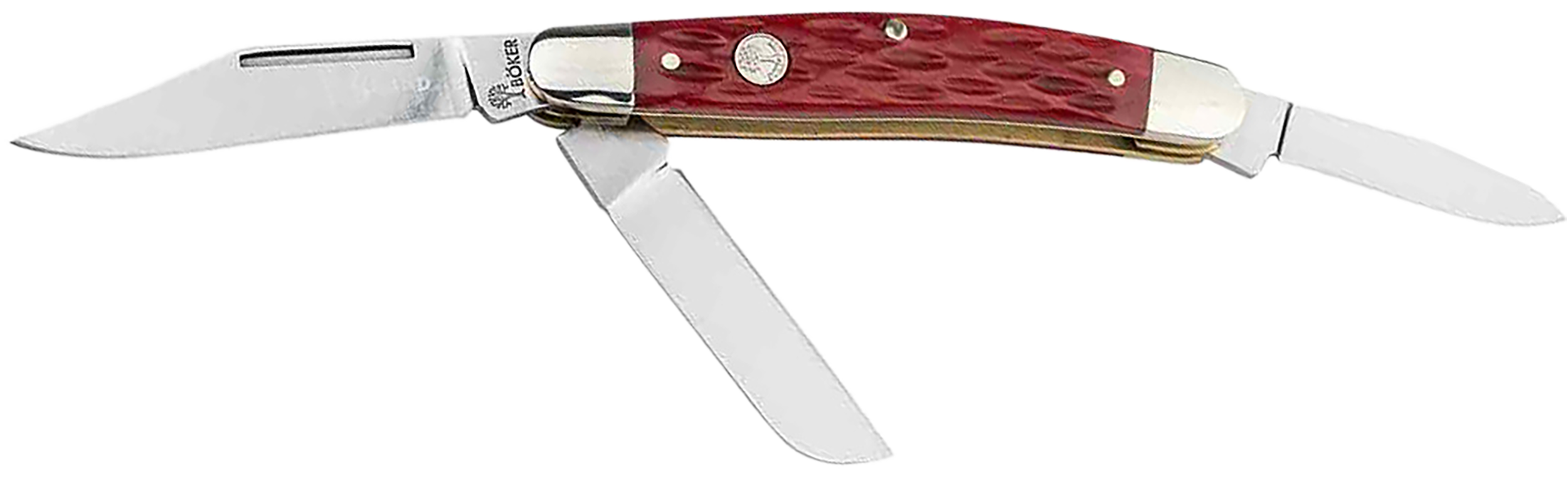 Boker Traditional Series 2.0 Red Jigged Bone Stockman Knife