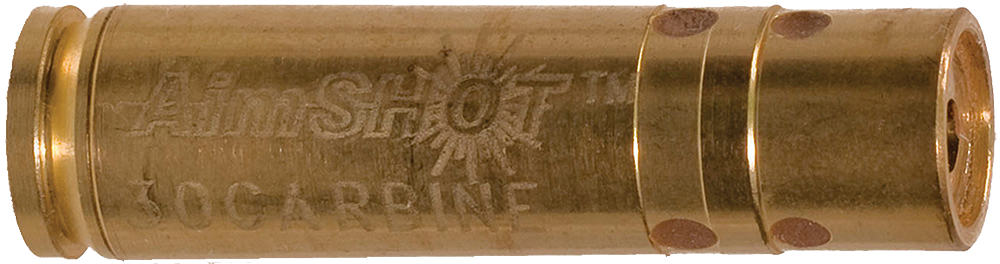 AimShot 30 Carbine Cartridge Laser Boresighter LR41-Powered (Brass)