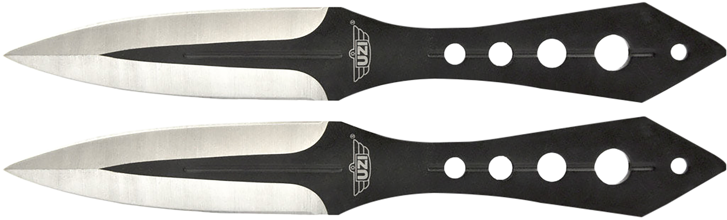 Uzi Accessories 2-Piece Stainless Steel Throwing Knives