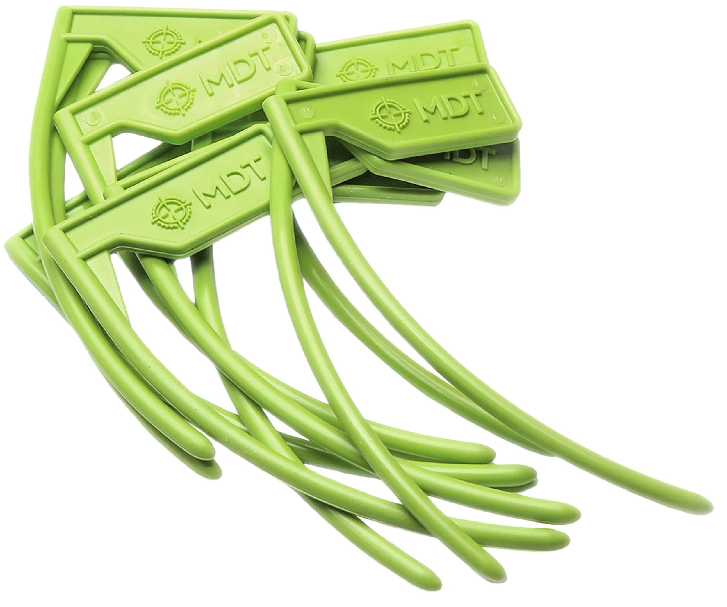 MDT Black Green Chamber Flag 22 Cal+ 10 Pack