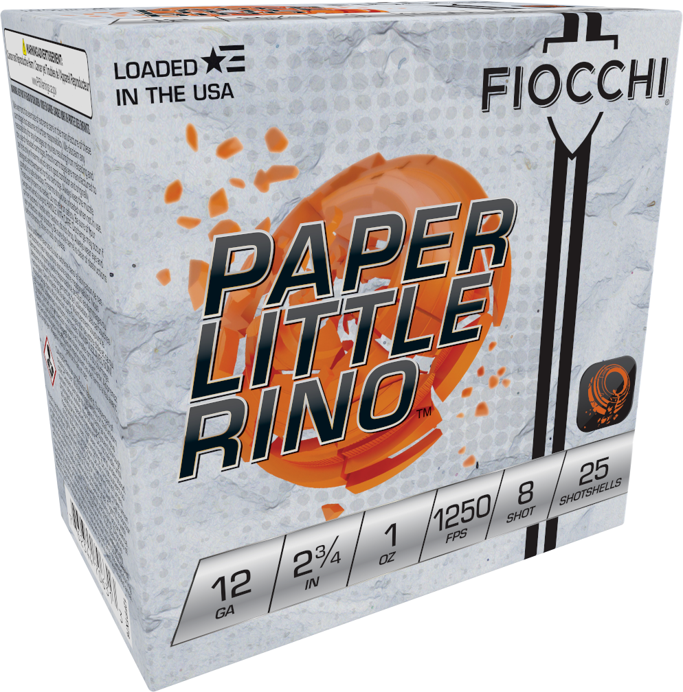 Fiocchi Paper Little Rino 12 Gauge 2.75 1 oz 8 Shot (Box)