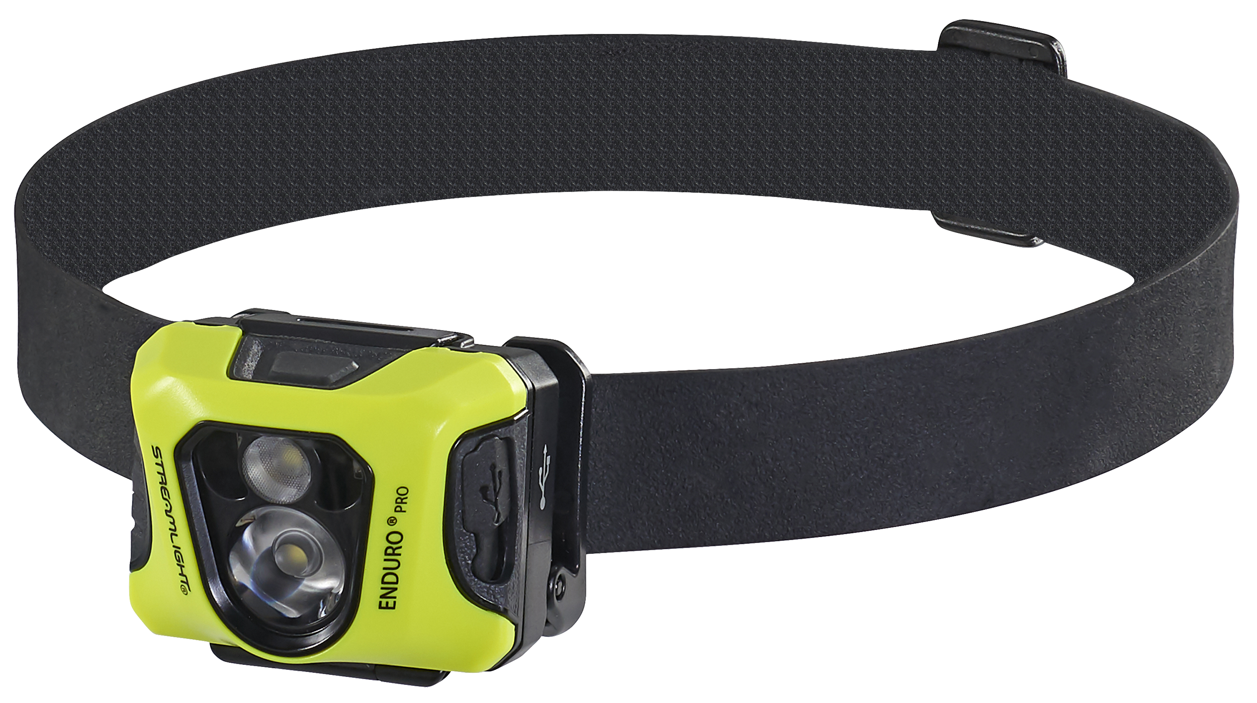 Streamlight 61436 Enduro Pro  USB Headlamp with Dual Lock Box Yellow